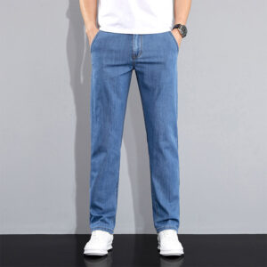 Versatile Stretch Korean Style Slim Fit Trousers