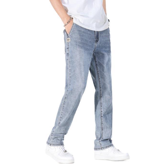 Thin Loose Light Business Straight Jeans - Image 5
