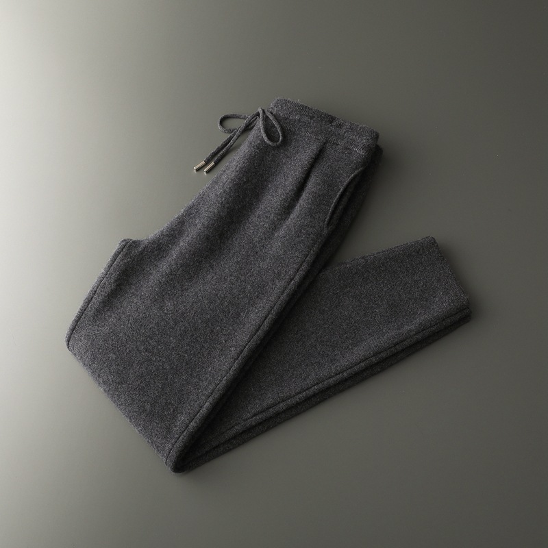 New Casual Loose Cashmere Trousers For Men - Image 9