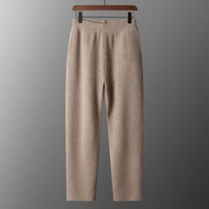 Men's Thick Cashmere Pants High Waist