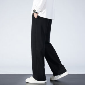 Men's Fashion Casual Pants Straight-leg Trousers