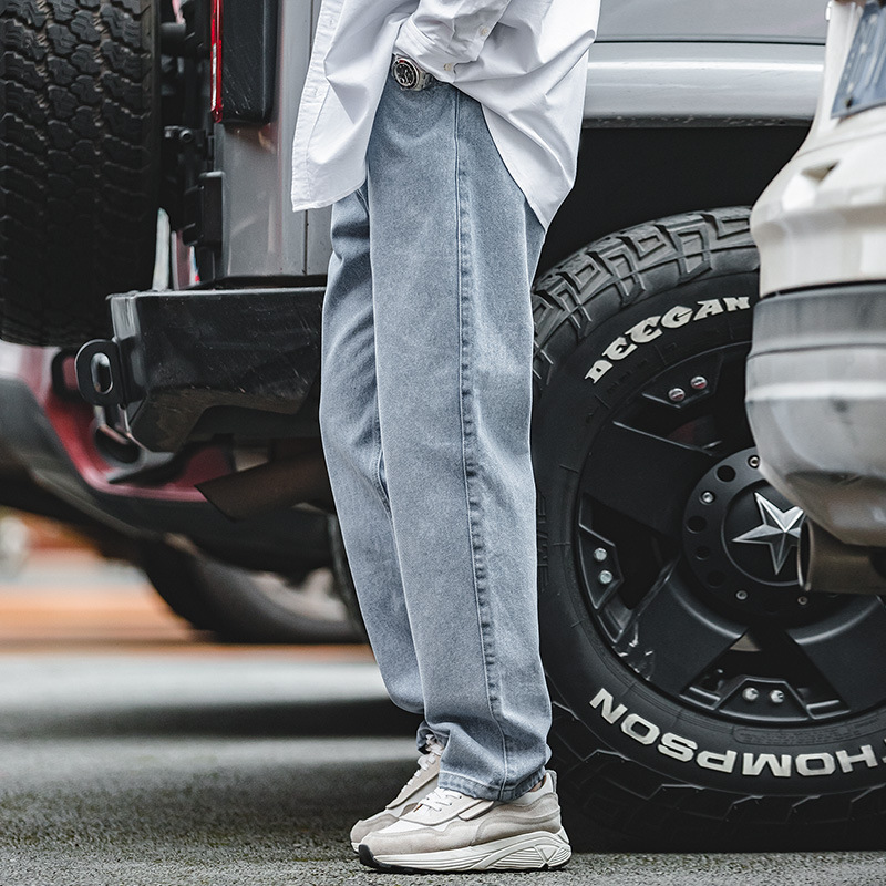 Fashion Personality American Retro Washed Jeans Men - Image 2