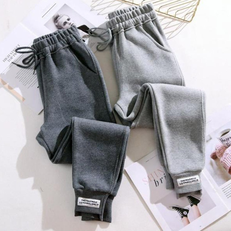 Loose Leg Binding Women's Wool Pants