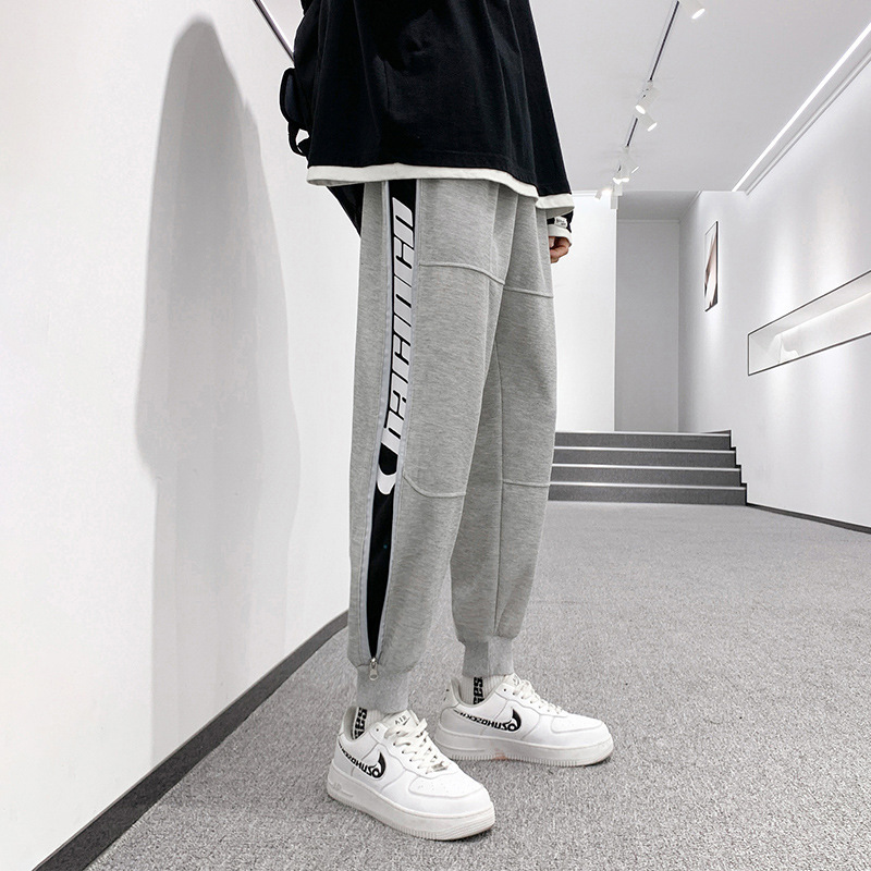 Men's Fashionable Fall Winter Footband Sweatpants - Image 3