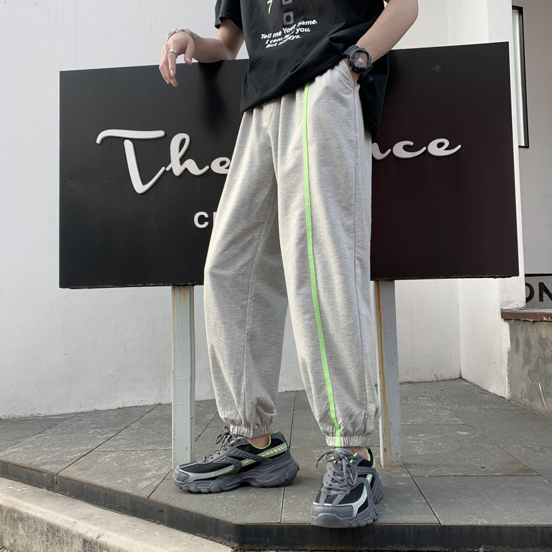 Casual Trousers Men's Thin Section All-match Nine-point Pants Trendy Brand - Image 3