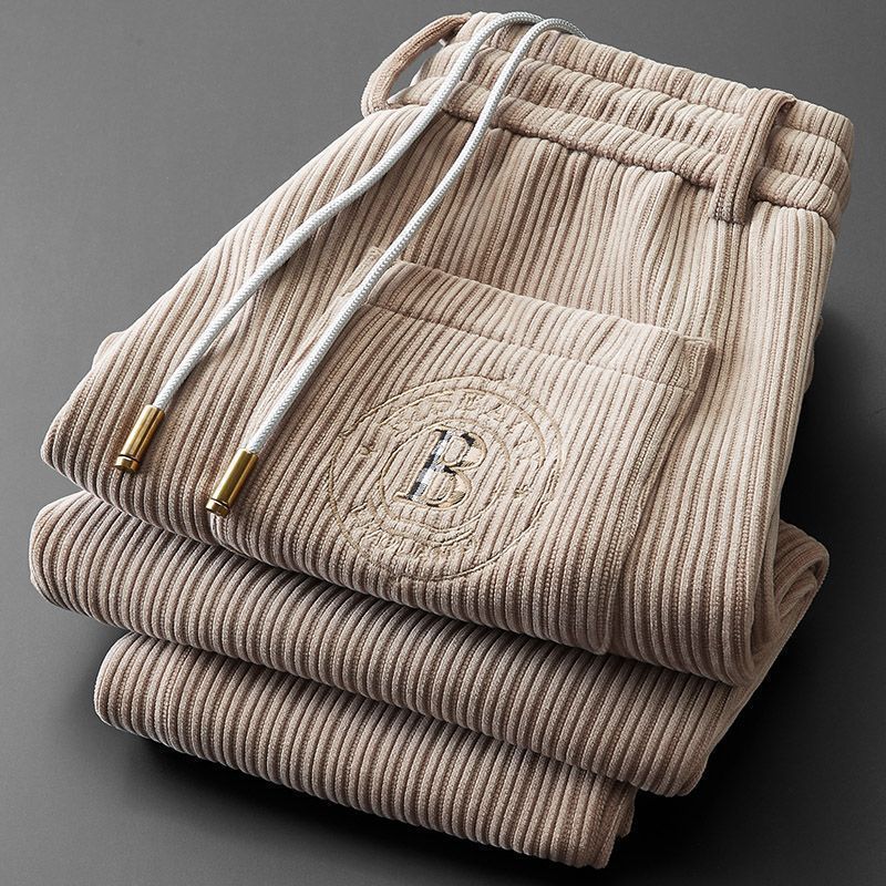 Fashionable Soft Corduroy Sweatpants For Men - Image 6