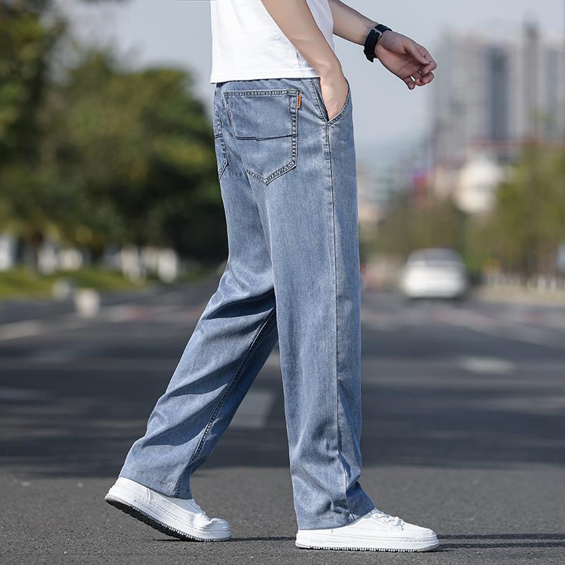 Fashion Personality Tencel Ultra-thin Jeans Men - Image 2