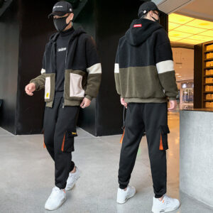 Men's Sweater Korean Style Loose Warm Casual Suit