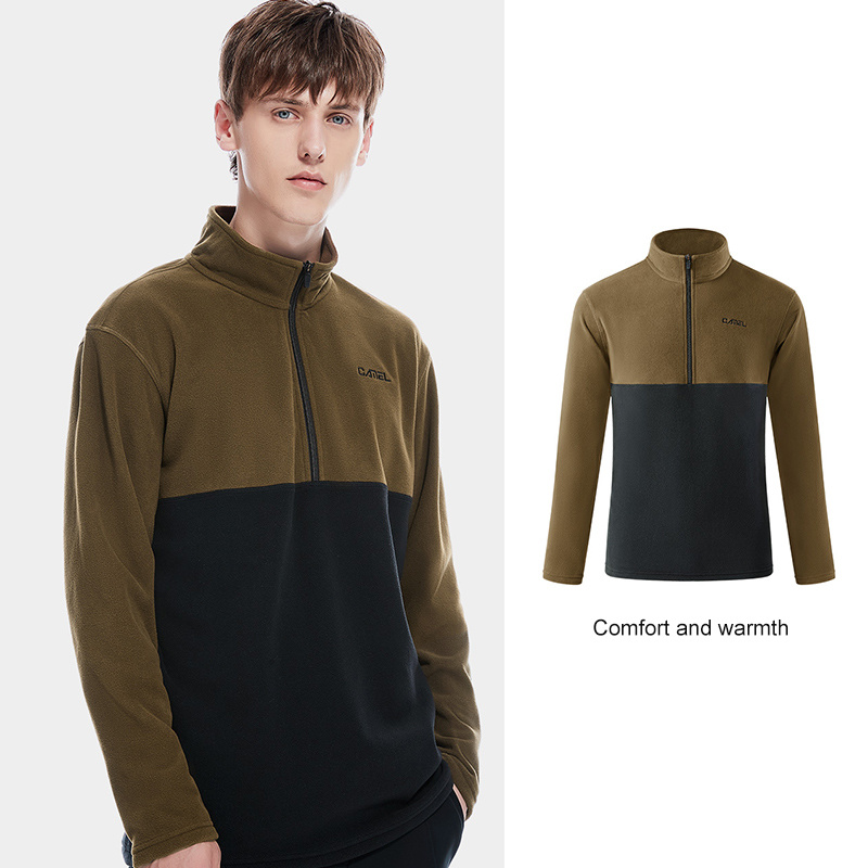 Outdoor Fleece Men's Top Anti-static Sports Casual Sweater - Image 4