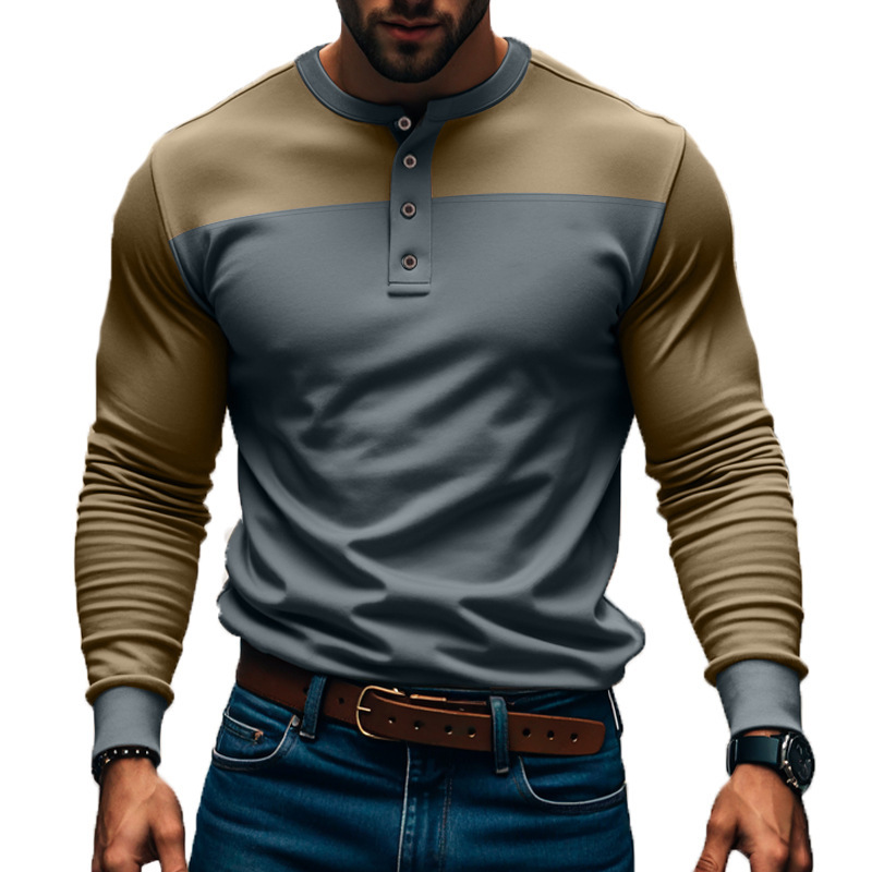 American Slim Fit Commute Henley Shirt - Image 3