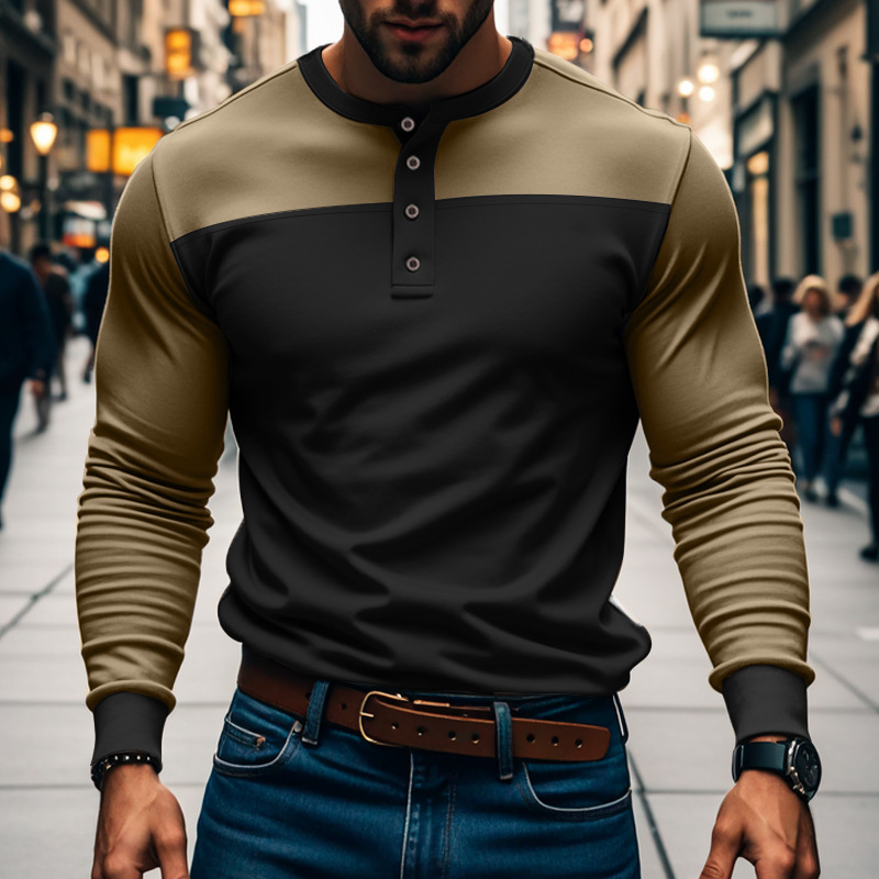 American Slim Fit Commute Henley Shirt - Image 7