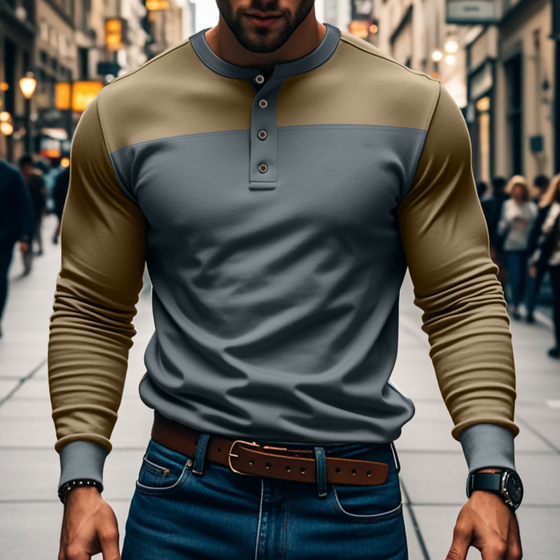 American Slim Fit Commute Henley Shirt - Image 8