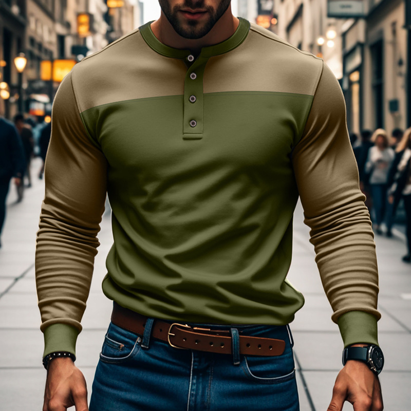 American Slim Fit Commute Henley Shirt - Image 9