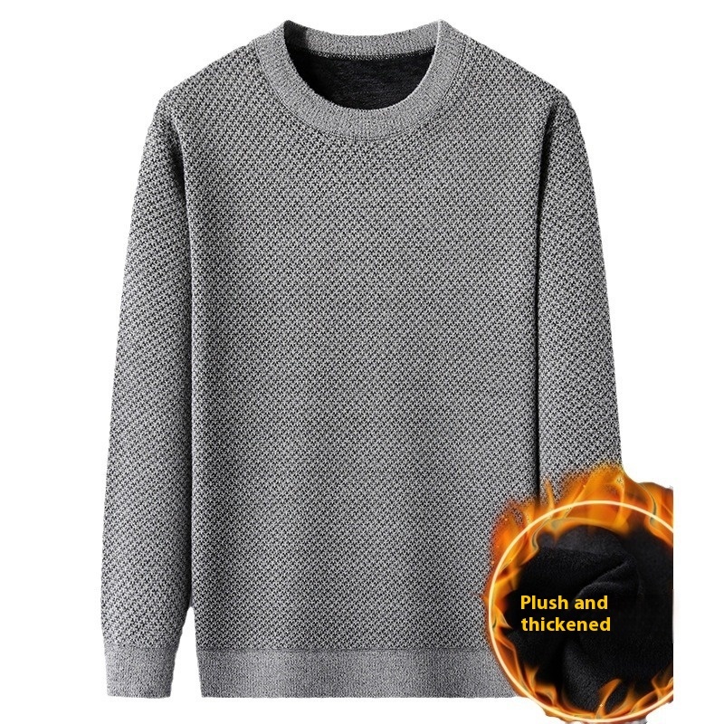 Sweater Men's Thermal Extra Thick With Fleece - Image 2