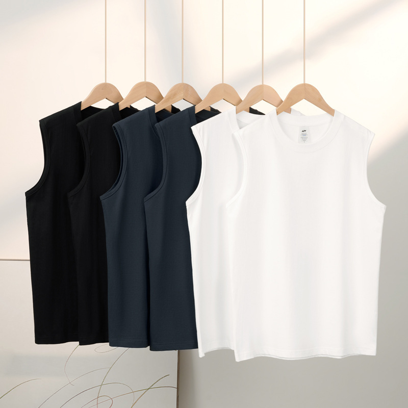 Cotton Vest Men's Vest Loose Breathable And Simple Casual