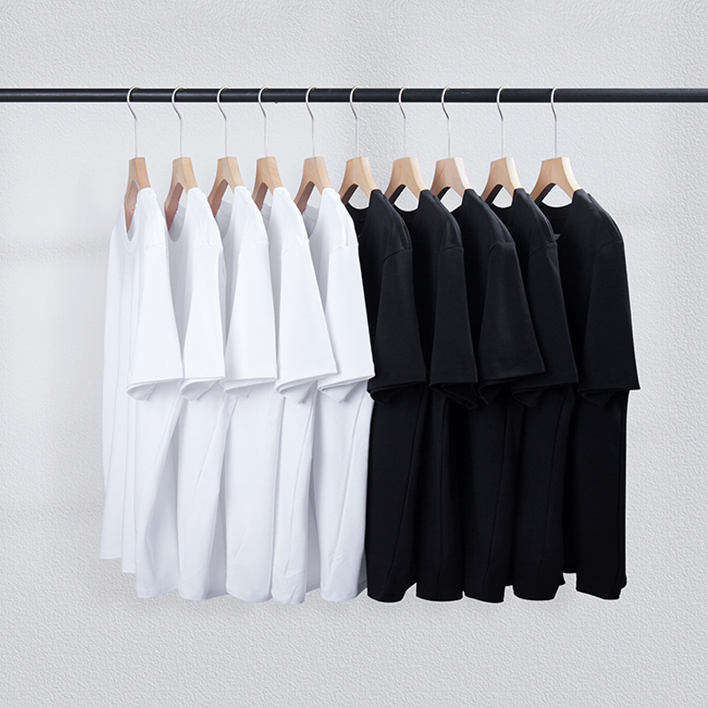 Men's Summer Round Neck Half Sleeve White T-shirt Bottoming Shirt - Image 2