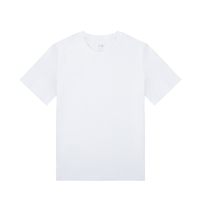 Men's Summer Round Neck Half Sleeve White T-shirt Bottoming Shirt - Image 7