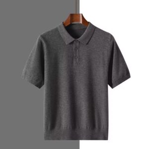 Polo Shirt Men's Short-sleeved Business Casual Bottoming Sweater