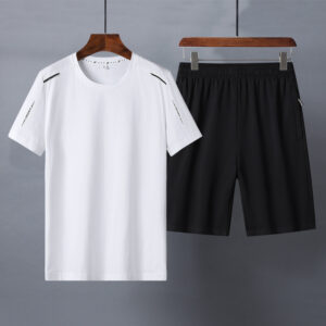 Cotton Short-sleeved T-shirt Trousers Casual Suit