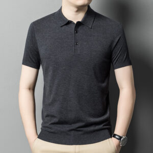 Men's Knitwear Casual Short Sleeve T-shirt