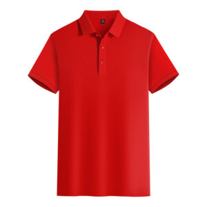 Mercerized Cotton Polo Embroidered Summer T-shirt