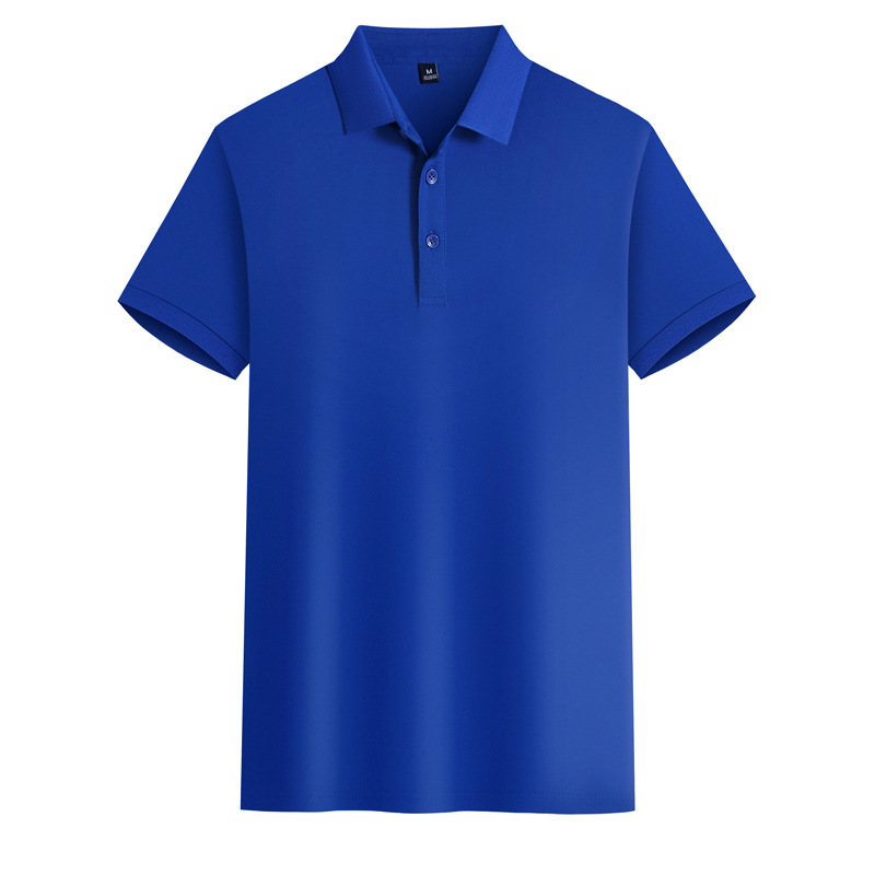 Mercerized Cotton Polo Embroidered Summer T-shirt - Image 10