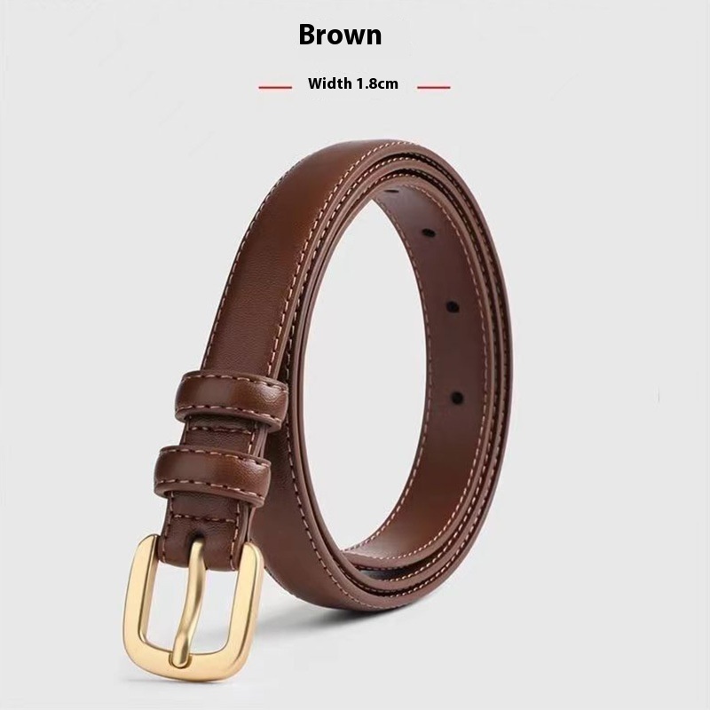 Pin Buckle Thin Belt Women's All-match Decoration Simple - Image 8