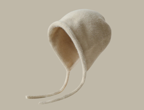 All-match Face Slimming Bucket Hat Warm Knitted Hat Beret - Image 2