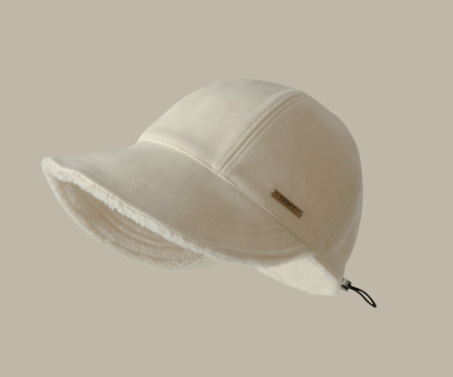 All-match Face Slimming Bucket Hat Warm Knitted Hat Beret - Image 8