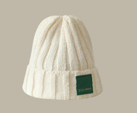 All-match Face Slimming Bucket Hat Warm Knitted Hat Beret - Image 10