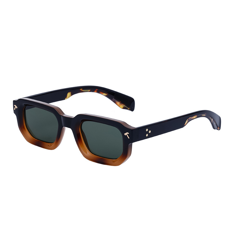 Square Frame Sunglasses Men's Advanced Driving Small Frame Sunglasses Men - Image 8