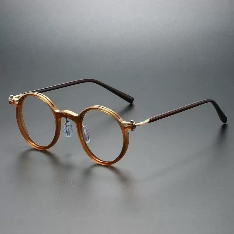 Retro Artistic Glasses Frame Unisex - Image 2