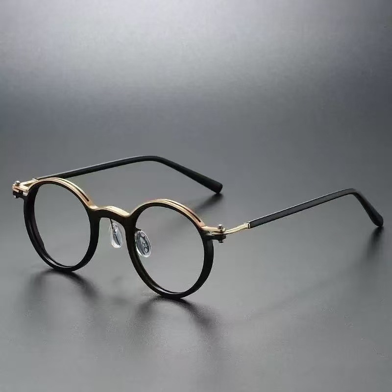 Retro Artistic Glasses Frame Unisex - Image 4