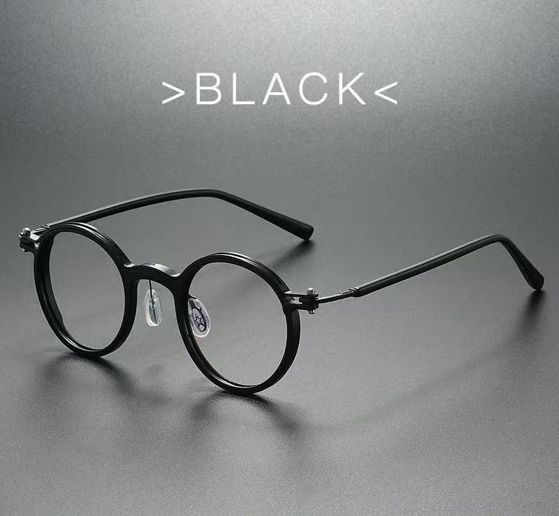 Retro Artistic Glasses Frame Unisex - Image 7