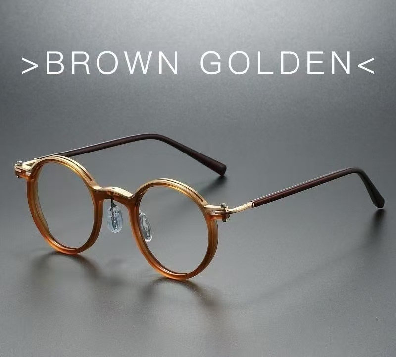 Retro Artistic Glasses Frame Unisex - Image 8