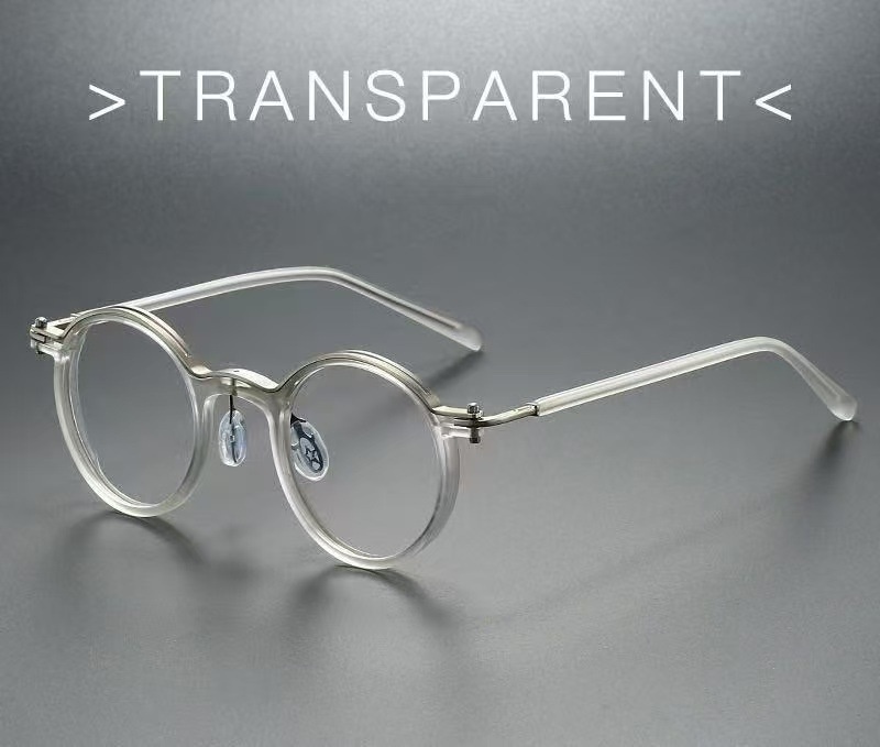 Retro Artistic Glasses Frame Unisex - Image 9