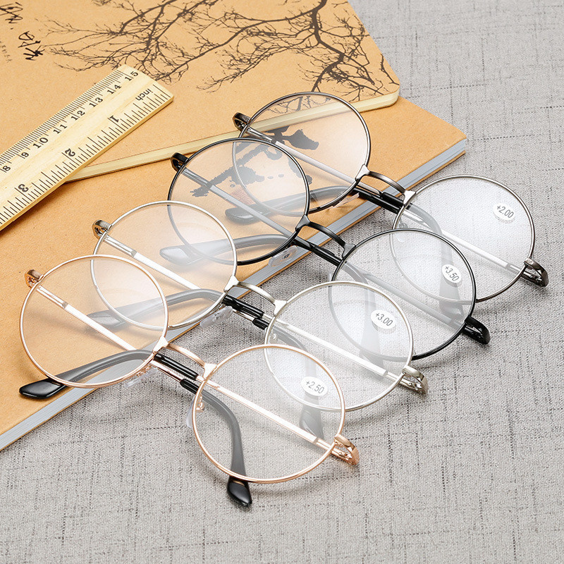 Classic Unbeaten Reading Glasses Perfect Circle Frame