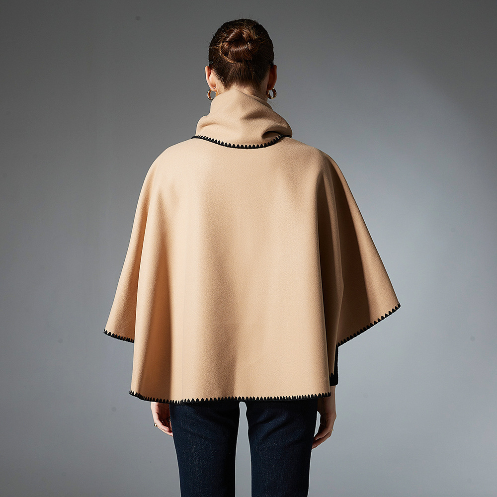 High-end Autumn And Winter Camel Pocket Shawl Scarf - Image 3