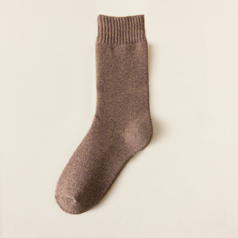 Autumn And Winter Thickening Men's Socks Terry Middle Tube Napping Winter Warm - Image 4