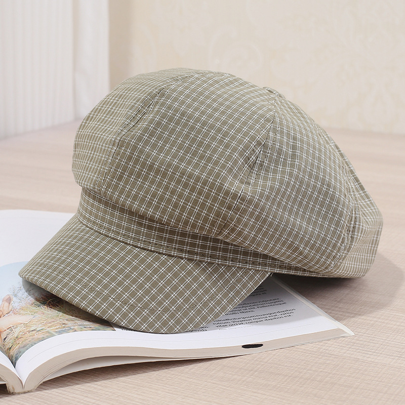 Fashion Artistic Painter Cap Short Brim Casual Duck Tongue Newsboy Cap - Image 8