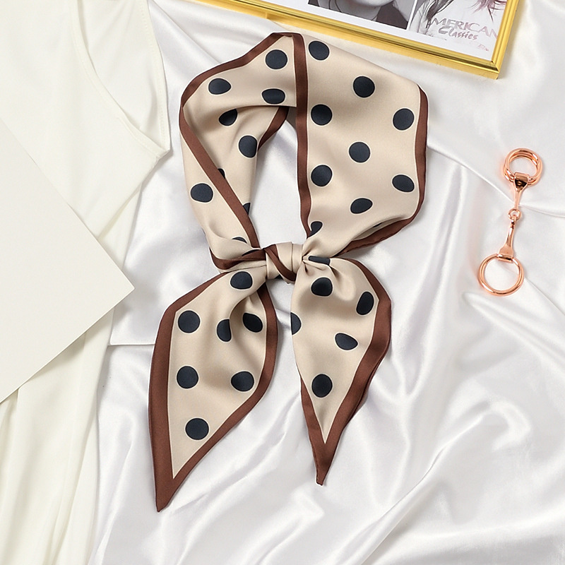 Korean Accessories Ribbon Long Ins French Scarf - Image 4