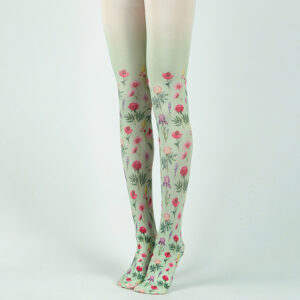 Pastoral Style Gradient Printing Women's Pantyhose