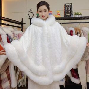 High-grade Solid Color Flannel Cloak