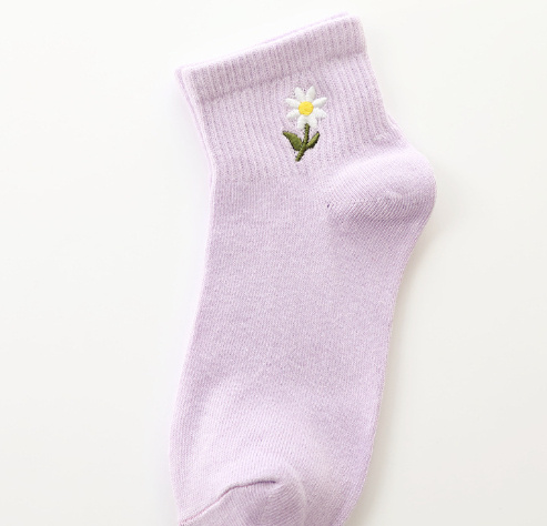 Women's Short Summer Mid-calf Sports Cartoon Women's Socks - Image 3