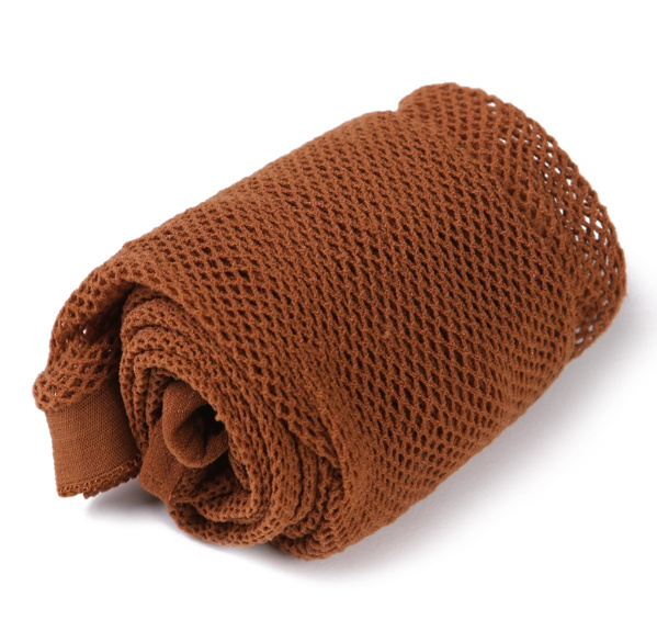 Latin Dance Caramel Open-toed Fishnet Stockings - Image 3