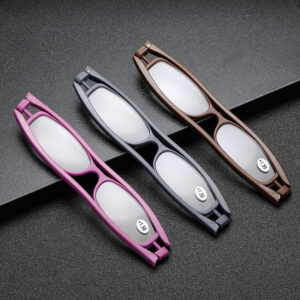 Rotating Folding Flower Mirror Presbyopic Glasses