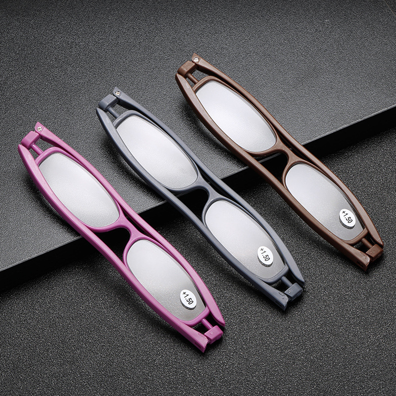 Rotating Folding Flower Mirror Presbyopic Glasses