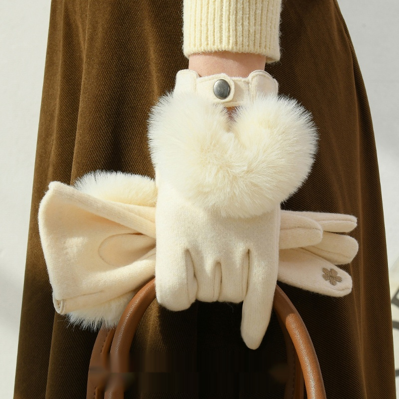 Winter New Cashmere Gloves For Women - Image 2