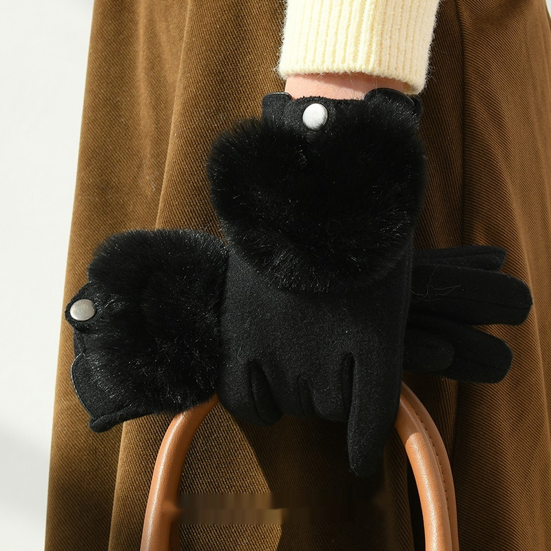 Winter New Cashmere Gloves For Women - Image 4