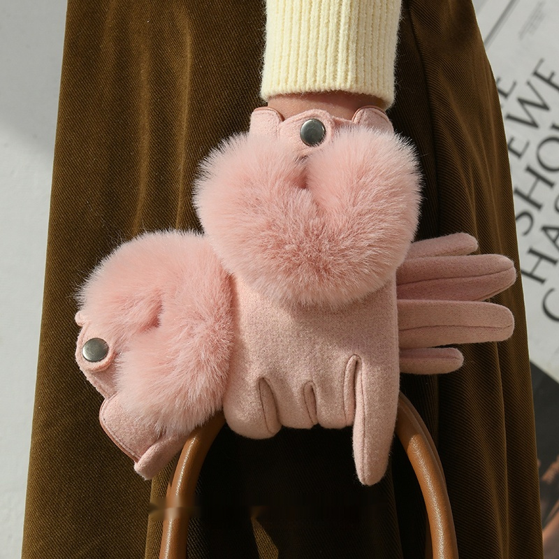 Winter New Cashmere Gloves For Women - Image 6